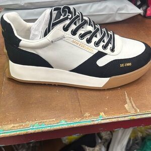 Sam Edelman Black and White Sneakers